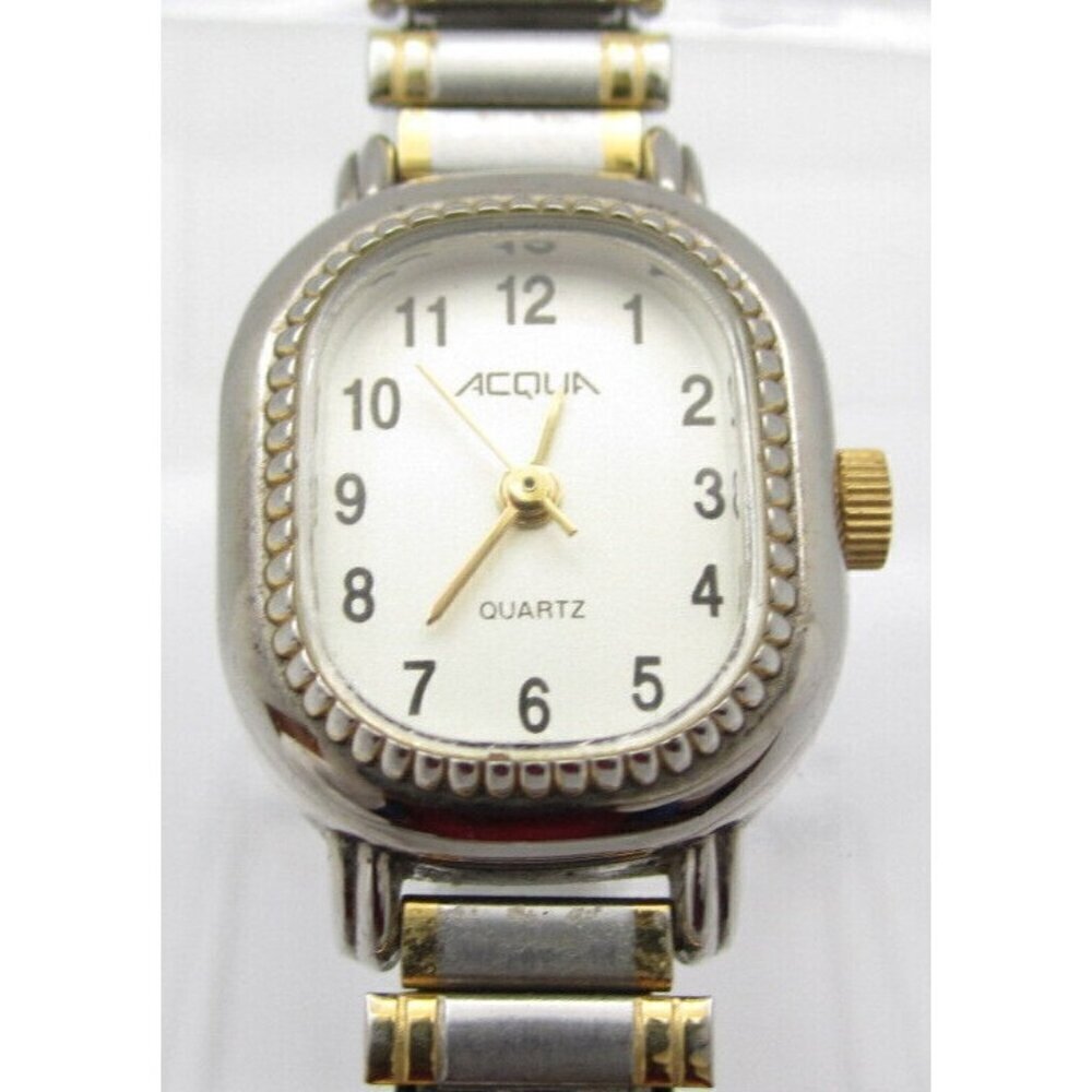 Women Acqua Quartz‎ WR Analog 19mm Round Watch (H504) "New Battery"